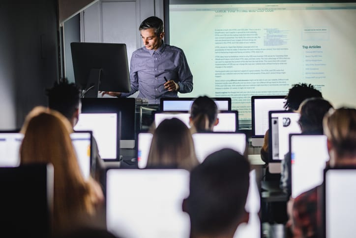 SYNKOC students in a training session